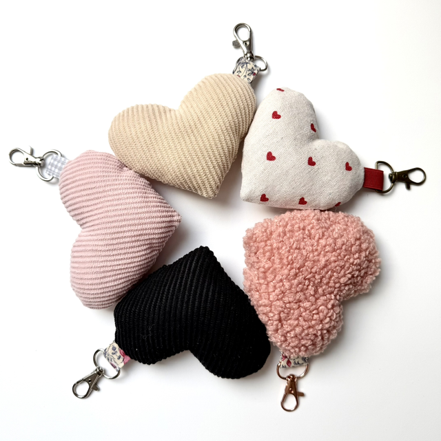 Bijou de sac / Porte-clés coeur 