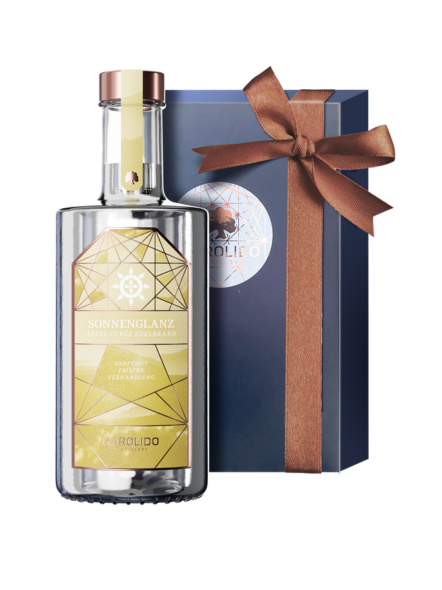 Sonnenglanz Apfelcuvee Edelbrand Geschenkbox