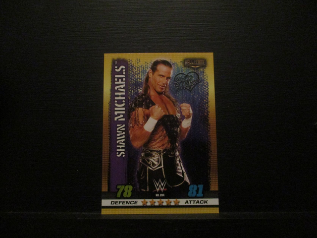 Shawn Michaels - Hall Of Fame Slam Attax 10th Edition Original Trading Card #284