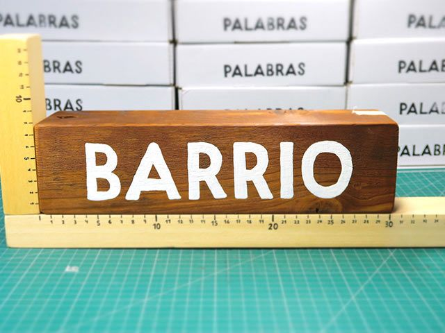 Palabra XXL BARRIO