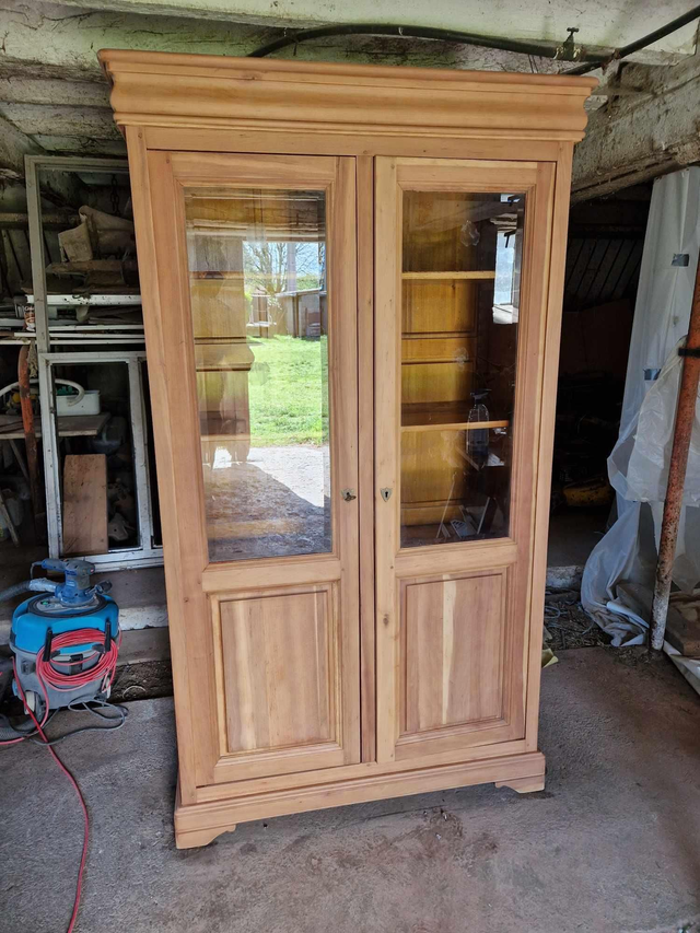 Bibliothèque en Mérisier Massif 