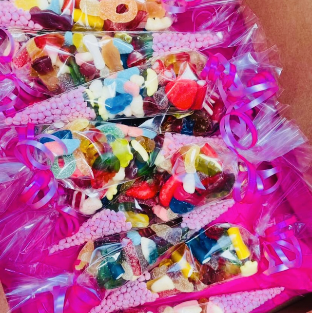 20 x Pink bundle sweet cones 