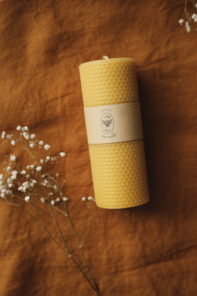 Pilier grand modèle en cire d&#039;abeille