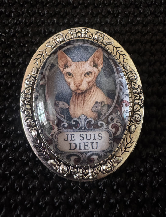Broche chat Sphinx
