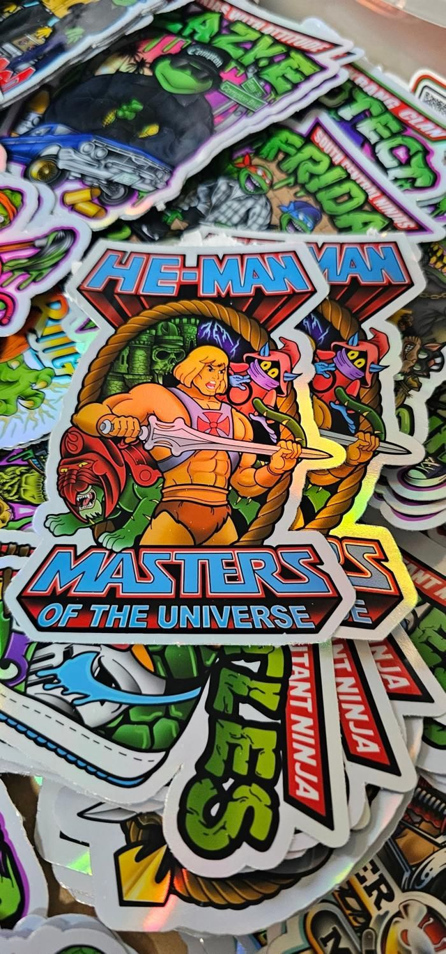Heman og tees  sticker