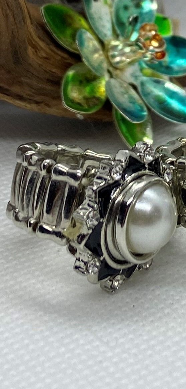 SNAP-IT Rings Faux Pearl