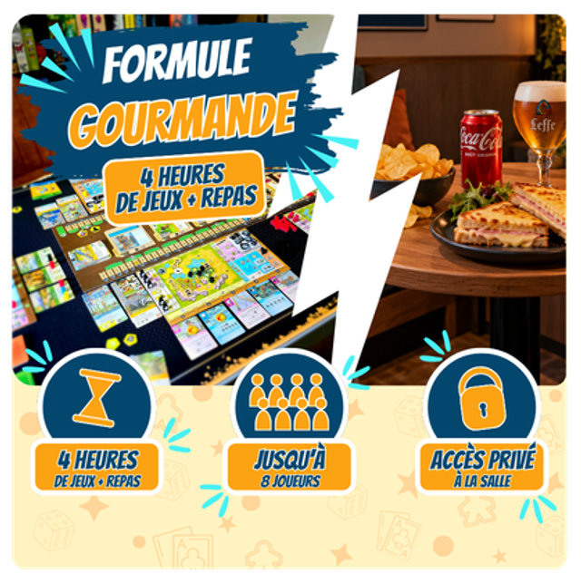 #9 Formule Gourmande 4h30 - 8 joueurs