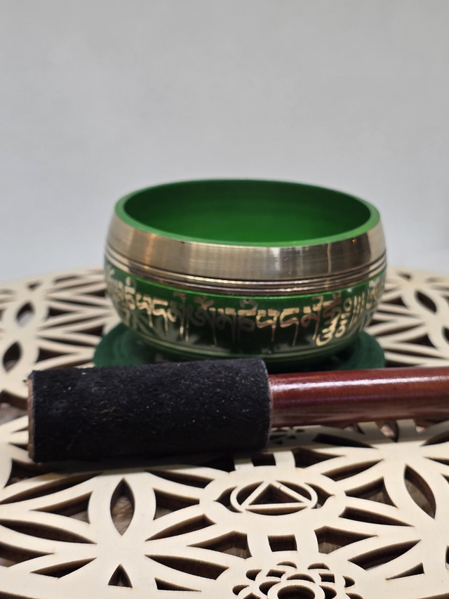 Bol chantant Tibétain Chakra cœur 8 cm 