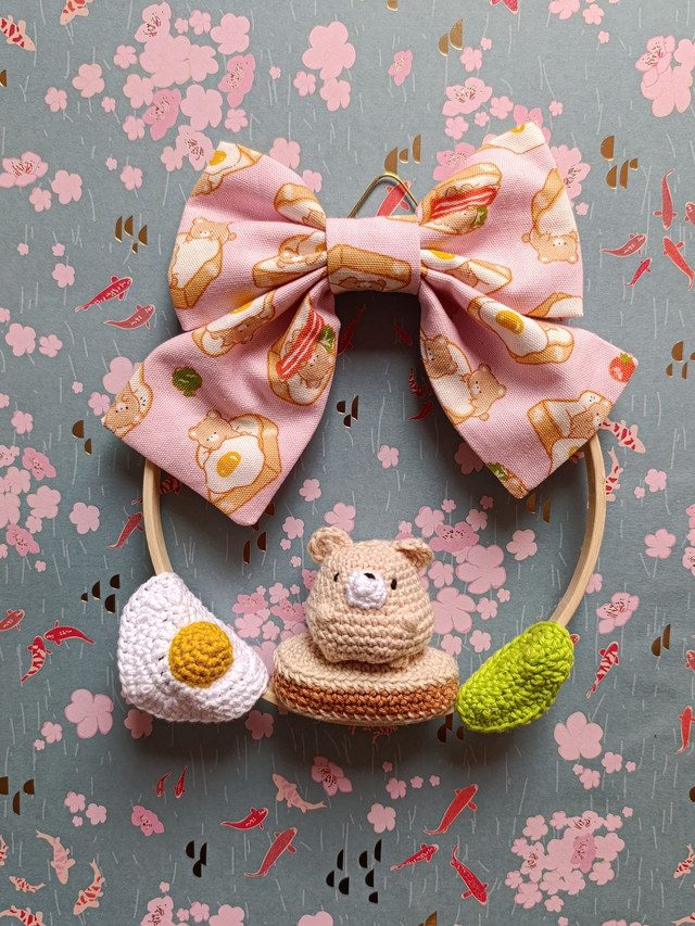 Dekoring "Bär mit Toast und Ei" 