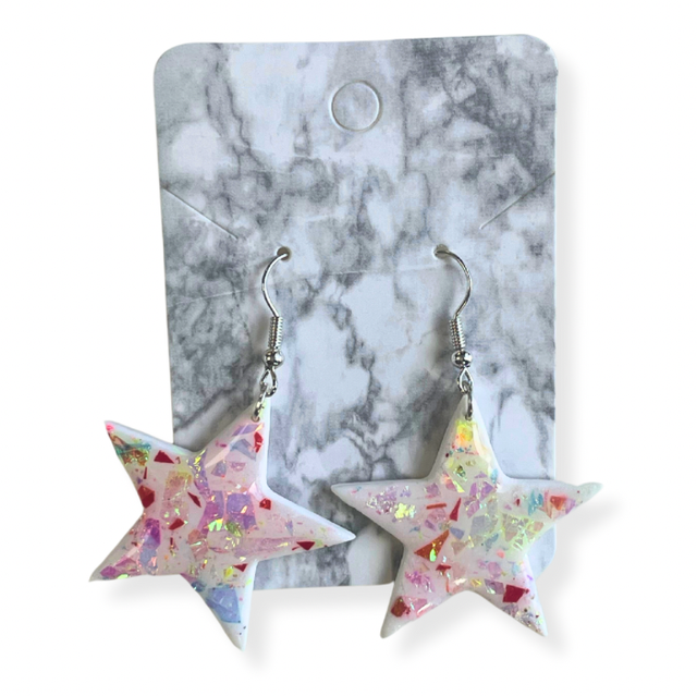 Shining star earrings