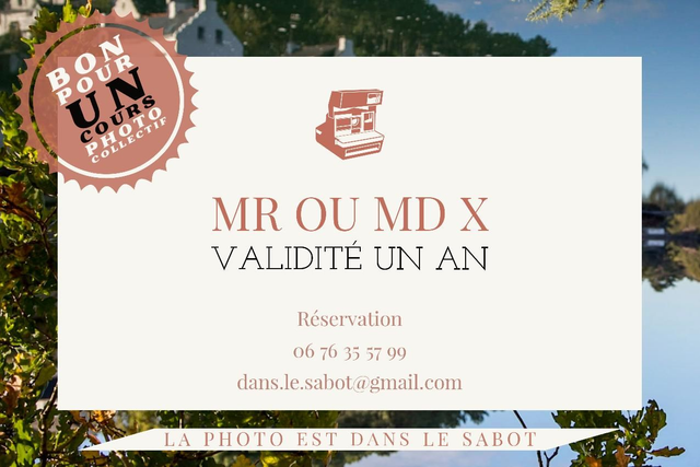 Cours, atelier photo sortir du mode Automatique 