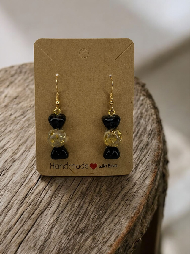 Boucles d'oreilles bonbons résine époxy