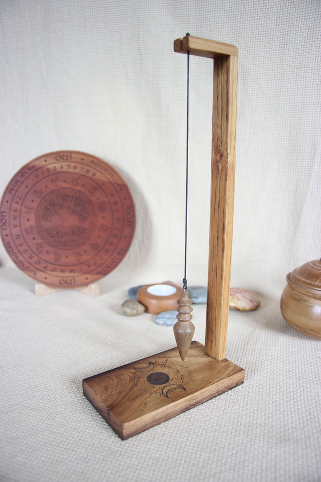 support présentoir pour pendules de radiesthésie