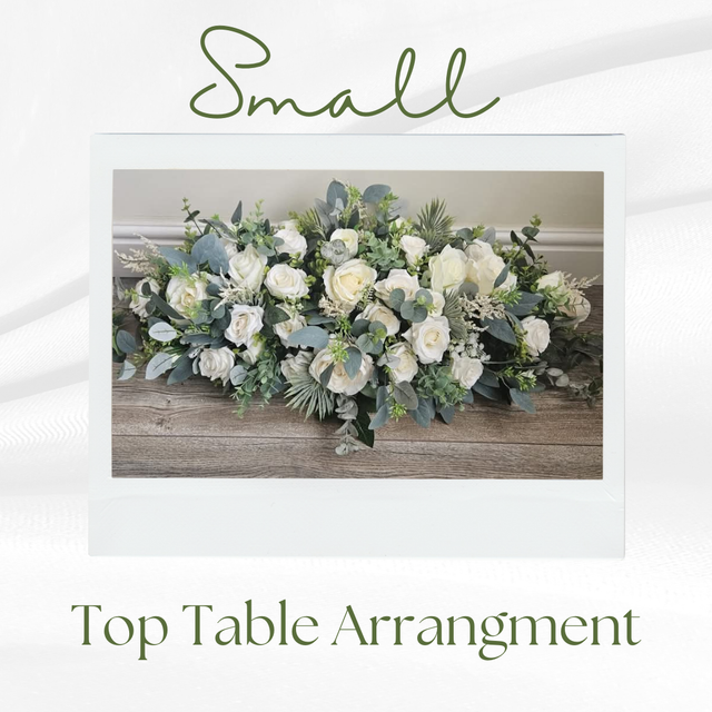 Faux Small Top Table Arrangment 
