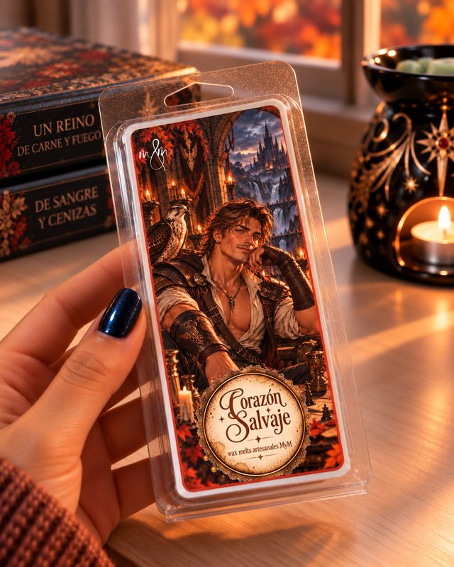 Corazón Salvaje | Wax melt artesanal con aroma a mango