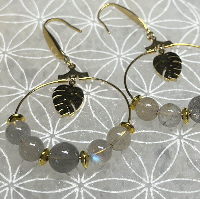 BO - Labradorite - acier inoxydable