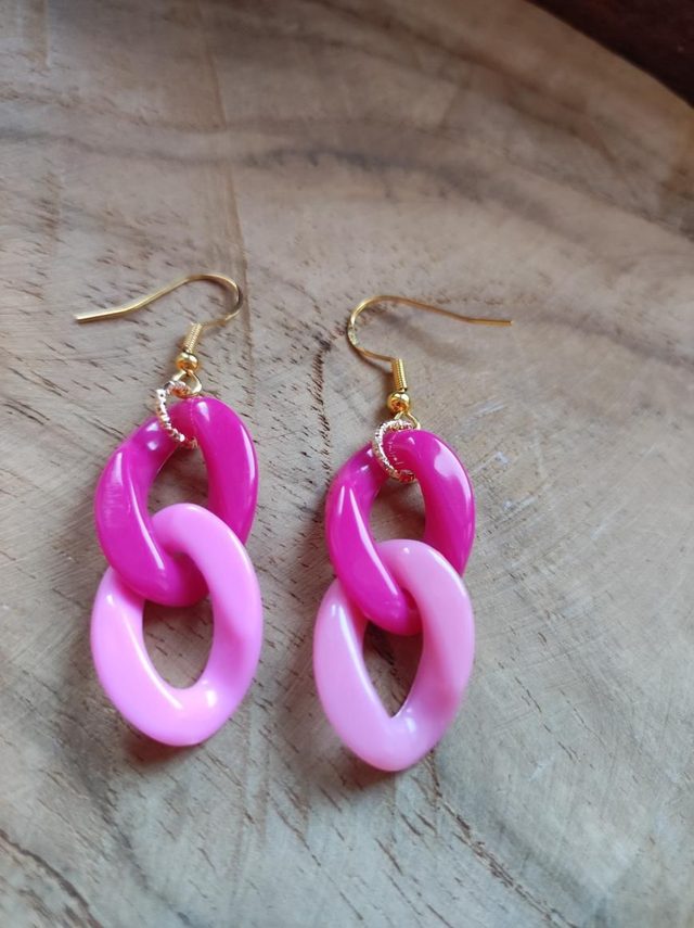 Boucles d&#039;oreilles &#039;Acrylic Chain&#039;