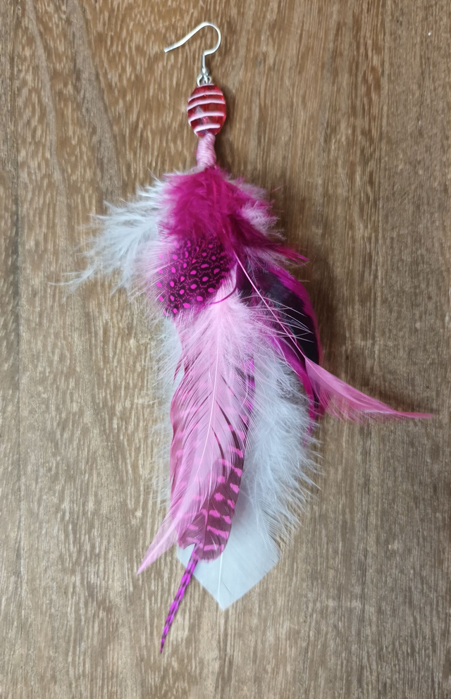 Mono boucle en plume