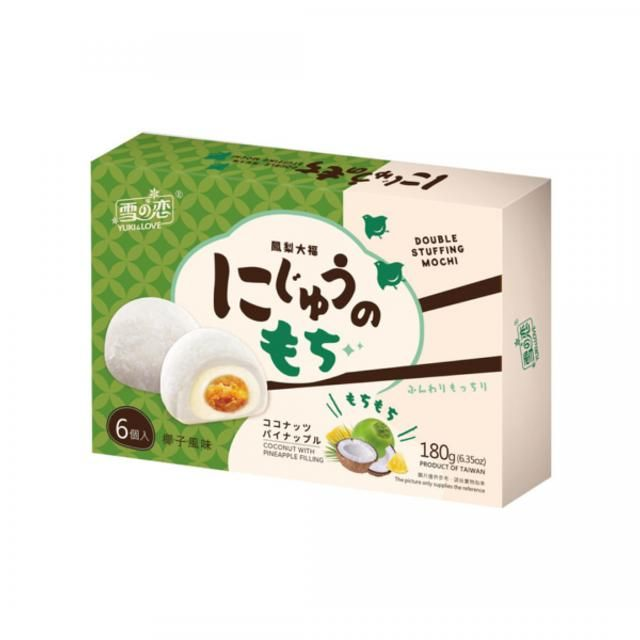 Yuki&love Mochi Coconut with Pineapple 180g