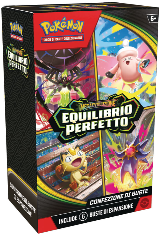 POKEMON - MEGAEVOLUZIONE - EQUILIBRIO PERFETTO - BUNDLE DA 6 BUSTE