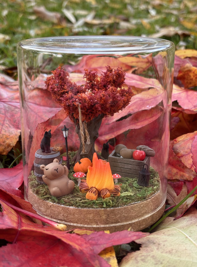 🍂 Terrarium capybara - Édition Automne