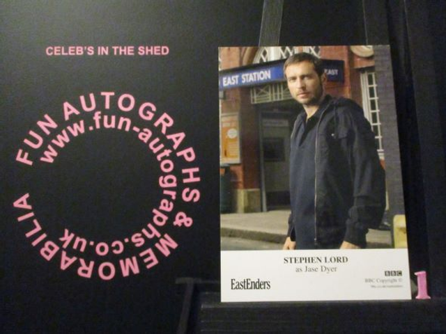Stephen Lord (Jase Dyer) Original EastEnders Cast Card (1)