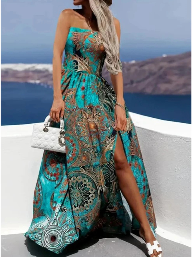 Women's Stylish Ethnic Print Dress