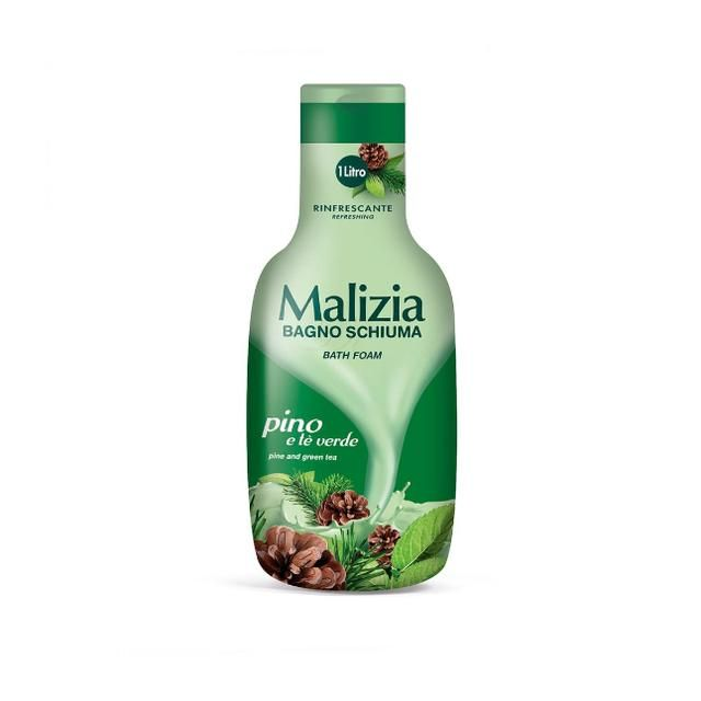 Malizia Bath Foam Pine &amp; Green Tea 1000 Ml
