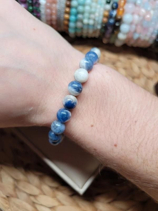 Sodalite - Bracelet avec perles de 8 mm