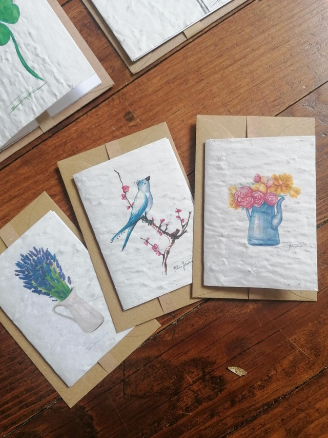 Carte à planter champêtre 