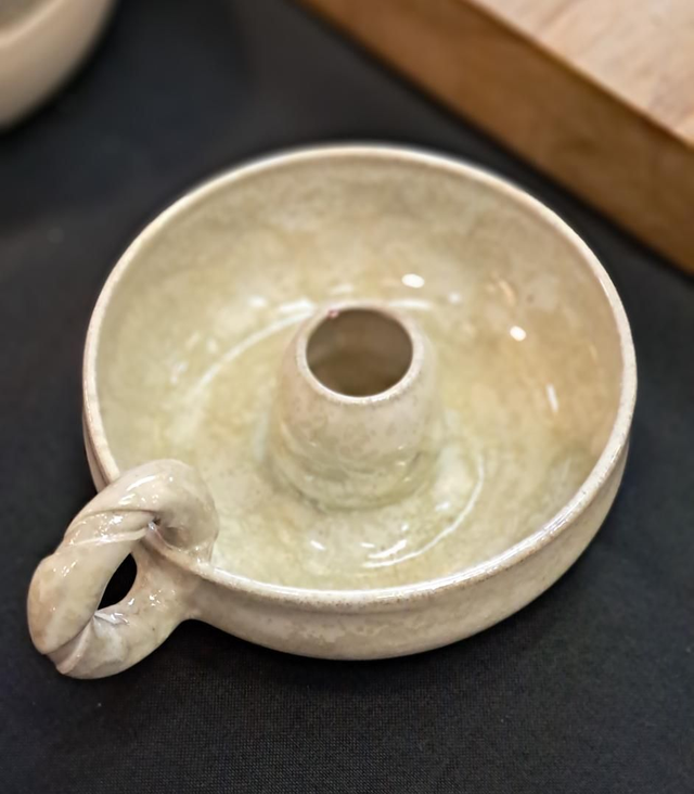 Bougeoir soirée sous la neige