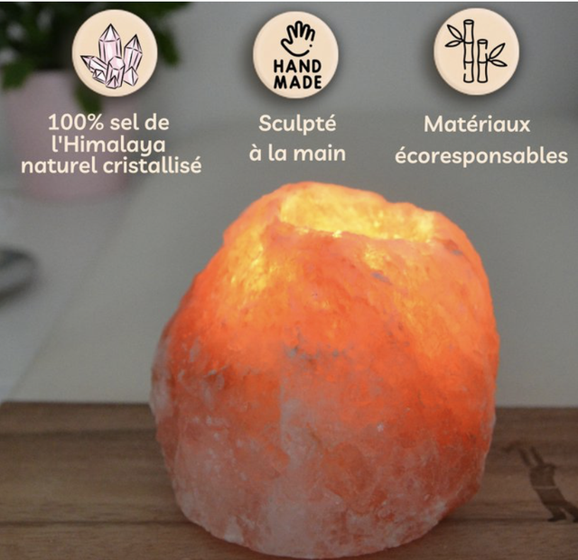 Lampe de sel  d'Himalaya