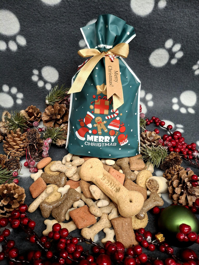 Christmas Gift Bag - Natural or Biscuit