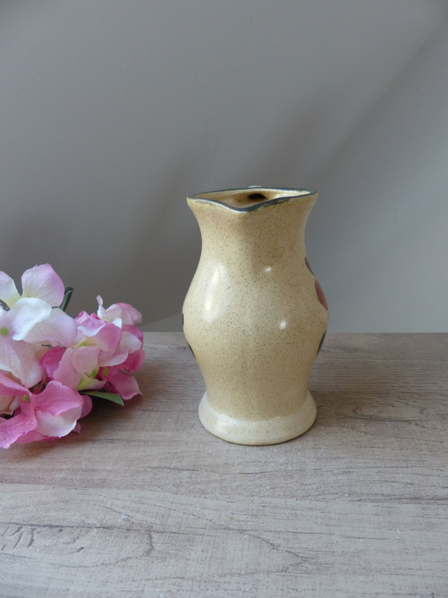 Ancien Petit Pichet Saint Clément - Peint à la Main - Vintage - Fabrication Française - Pichet Décoration Cuisine Rustique Maison Campagne