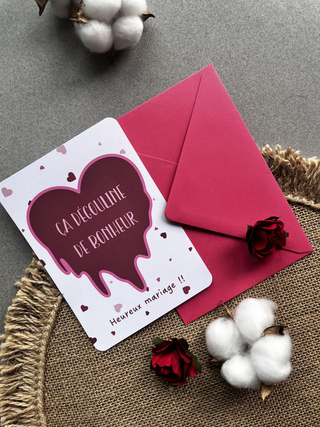 Carte de vœux &quot;Ça dégouline...&quot;