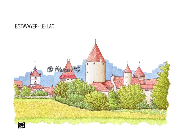 Estavayer le Lac - Château de Chenaux / Chenaux Castle