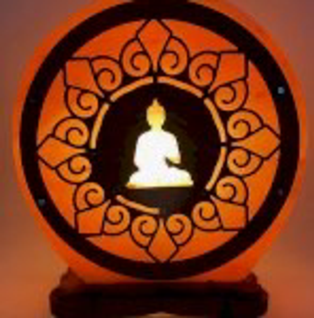 Lampe de sel bouddha 