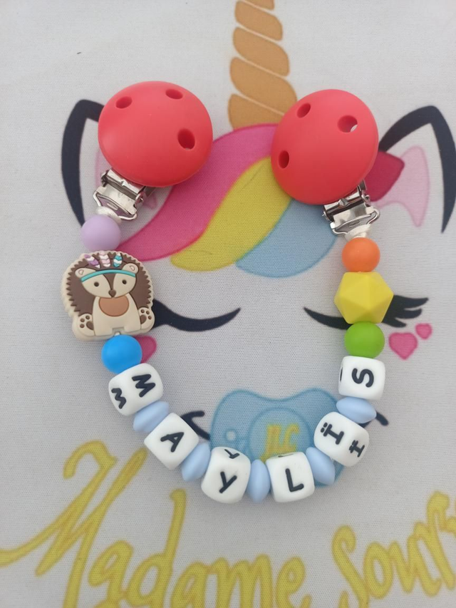 Attache doudou Hérisson 