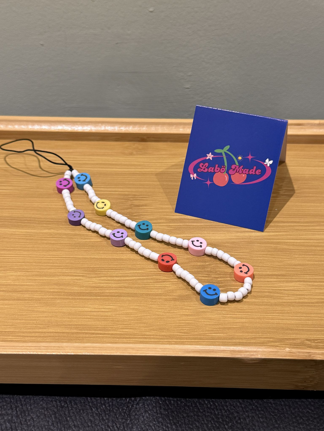 Colourful Giggles with White Pearls Strap 