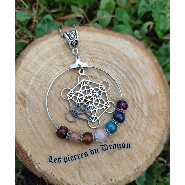 Collier 7 chakras et métatron
