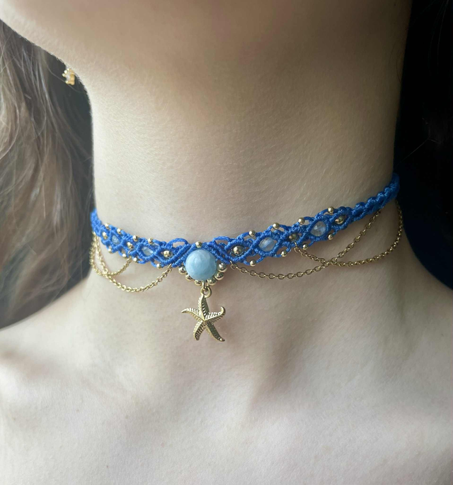 Esmeralda - ras de cou / tiare