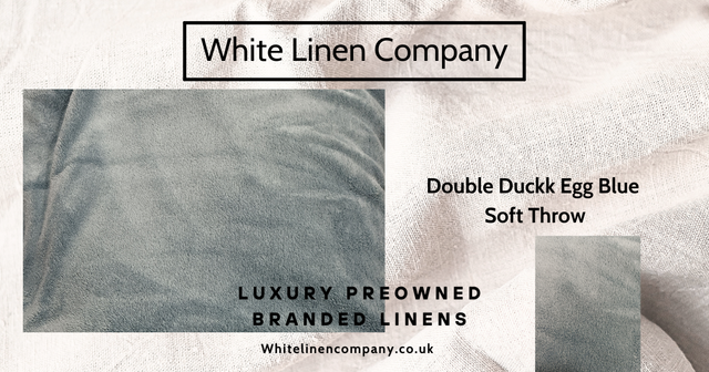 Snuggly Duck Egg Blue Kingsize Quilt Bedspread