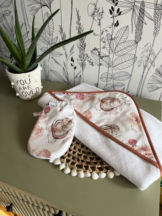 Cape de bain Bambou 80*80cm