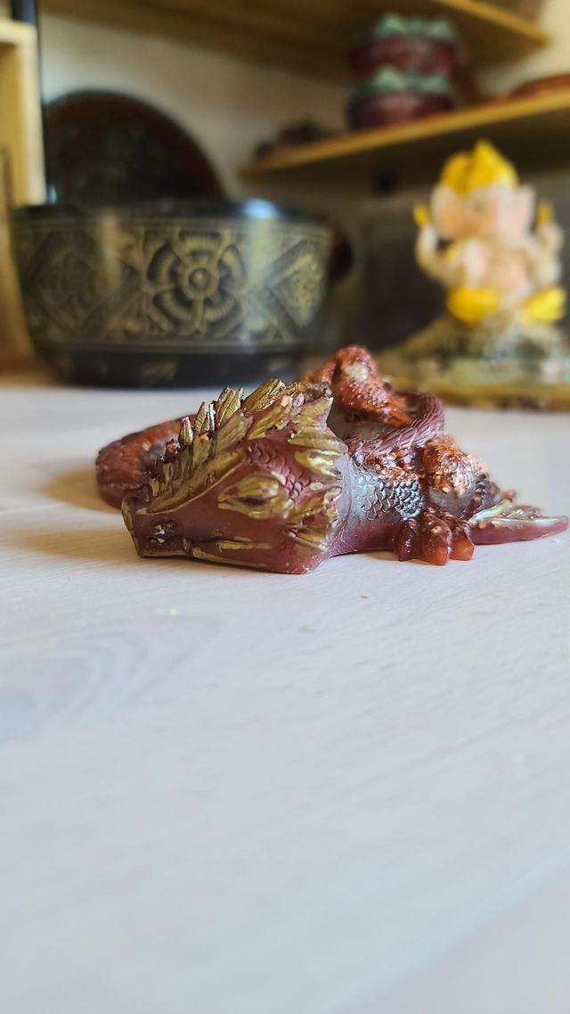 Dragon endormi Vitalité et Ancrage🐉🍄 Élément Terre