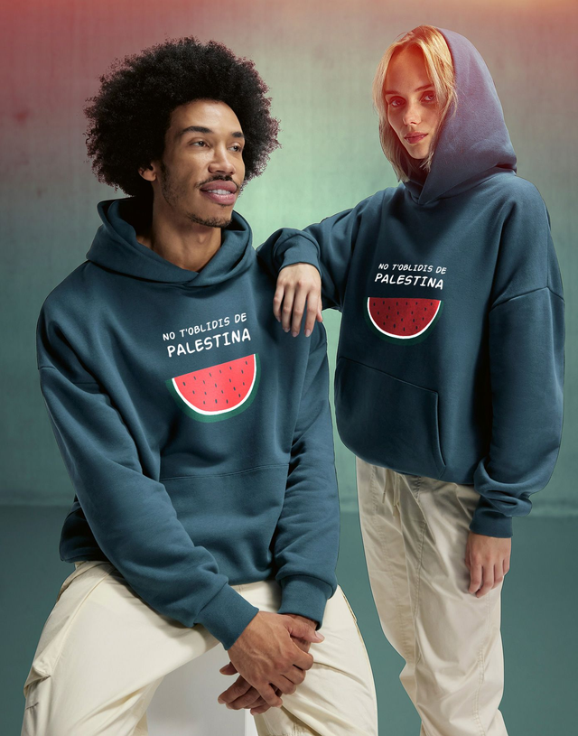 Dessuadora “No t’oblidis de Palestina”