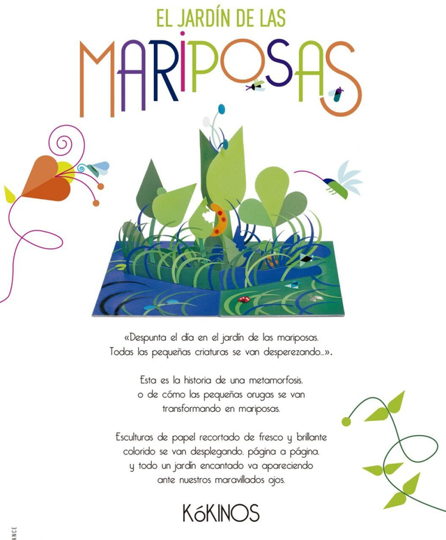 El jardín de las mariposas: Pop Up - Philippe UG