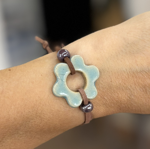 Bracciale fiore 6 petali