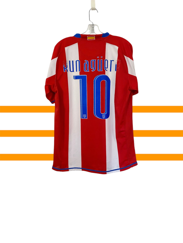 2007/2008 - Club Atlético de Madrid - AGUERO #10 (L)