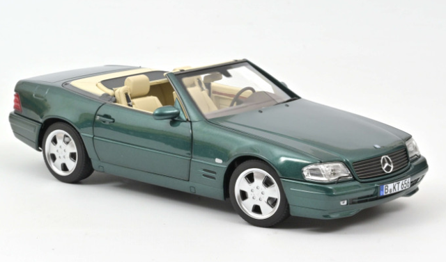 Mercedes Benz SL 500 grün met. 1999 Norev 1:18