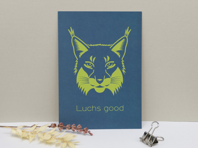 Karte Luchs &quot;Luchs good&quot;
